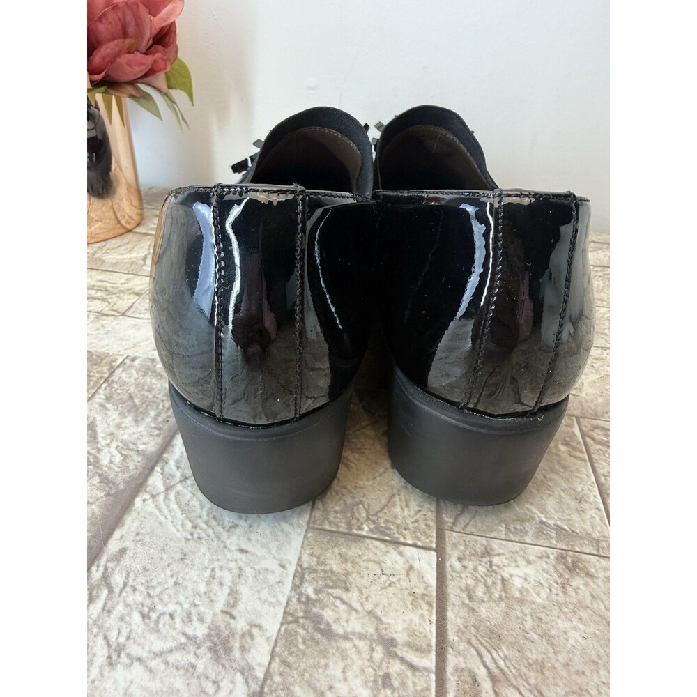 Wondersfly Patent Leather Tassel Platform Wedge Memory Gel Loafers EU 42 US 11 - Picture 15 of 16